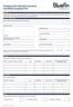 Professional indemnity insurance Architects proposal form