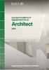 Concise Conditions of Appointment for an. Architect . I. I -I t i I I