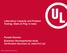 Laboratory Capacity and Product Testing: State of Play in India Puneet Randeo Business Developmental Head Verification Services UL India Pvt Ltd