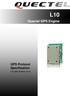L10. Quectel GPS Engine. GPS Protocol Specification. L10_GPS_Protocol_V1.01