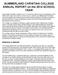 SUMMERLAND CHRISTIAN COLLEGE ANNUAL REPORT on the 2014 SCHOOL YEAR