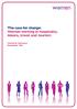 The case for change: Women working in hospitality, leisure, travel and tourism. Executive Summary November 2010