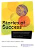 Stories of Success. Hamer, H. P. Clarke, S. Butler, R. Lampshire, D. Kidd, J.