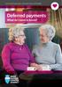 www.westsussex.gov.uk/social-care-and-health Deferred payments What do I need to know?