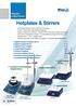 Digital Hotplate. Stirrers. Compact & Round Plate Type Hotplate Stirrers. Analog Hotplate Stirrer. Digital Hotplate