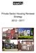 Private Sector Housing Renewal Strategy 2012 2017