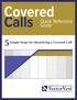 Covered Calls Quick Guide Reference. Simple Steps for Identifying a Covered Call