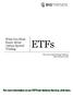 What You Must Know About Option Spread Trading. ETFs. The Lower Risk Strategy Offering Big Potential Gains