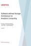 Software-defined Storage Architecture for Analytics Computing