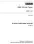 R&D White Paper WHP 137. A simple media logger using aaf. Research & Development BRITISH BROADCASTING CORPORATION. May 2006. R.