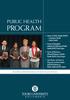 Public Health Program