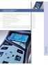 ANALIZZATORI DI COMBUSTIONE COMBUSTION ANALYZERS
