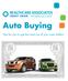 Auto Buying. Tips for you to get the most out of your auto dollars