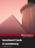 Investment Funds in Luxembourg
