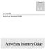 Volume AIG. AGKSOFT ActiveSync Inventory Guide. ActiveSync Inventory Guide