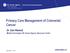 Primary Care Management of Colorectal Cancer