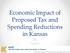 Economic Impact of Proposed Tax and Spending Reductions in Kansas Final Report Prepared by: John D. Wong, J.D., Ph.D.