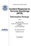 Incident Response to Terrorist Bombings (IRTB) Information Package