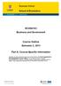 ECON2103 Business and Government. Course Outline Semester 2, 2015. Part A: Course-Specific Information