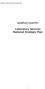 Laboratory Services National Strategic Plan SAMPLECOUNTRY. Laboratory Services National Strategic Plan