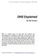 DNS Explained. Hentzenwerke Whitepaper Series. By Whil Hentzen