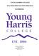 YOUNG HARRIS COLLEGE TEACHER PREPARATION PROGRAM HANDBOOK