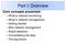 Part I: Overview. Core concepts presented: