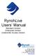 RynohLive Users Manual