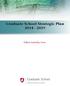 Graduate School Strategic Plan 2014-2019. William Andrefsky, Dean