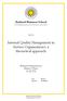Internal Quality Management in Service Organizations: a theoretical approach