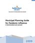 Municipal Planning Guide for Pandemic Influenza