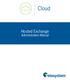 Cloud. Hosted Exchange Administration Manual