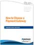 How to Choose a Payment Gateway