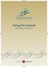 Giving New Zealand. Philanthropic Funding 2011. Prepared by