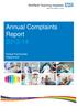 Annual Complaints Report 2013-14. Patient Partnership Department