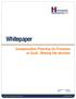 Whitepaper. Compensation Planning On-Premises or SaaS.. Making the decision. : Feb 2015 : HCM Team. Presented on Author