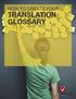 HOW TO CREATE YOUR TRANSLATION GLOSSARY