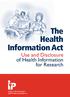 The Health Information Act. Use and Disclosure of Health Information for Research