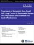 Treatment of Metastatic Non-Small Cell Lung Cancer: A Systematic Review of Comparative Effectiveness and Cost-Effectiveness