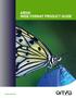 THIRD EDITION ARIVA WIDE FORMAT PRODUCT GUIDE