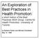An Exploration of Best Practices in Health Promotion: a short history of the Best Practices Work Group, Centre for Health Promotion, University of