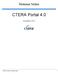 Release Notes. CTERA Portal 4.0. November 2013. CTERA Portal 4.0 Release Notes 1