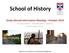 School of History. Study Abroad Information Meeting October 2014. Dr Kostas Zafeiris - Study Abroad Co-ordinator. kz1@st-andrews.ac.