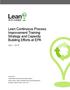 Lean Continuous Process Improvement Training Strategy and Capacity Building Efforts at EPA