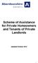Scheme of Assistance for Private Homeowners and Tenants of Private Landlords