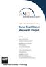 Nurse Practitioner Standards Project