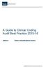A Guide to Clinical Coding Audit Best Practice 2015-16