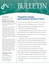 BULLETIN. Population Change and Economic Growth in Africa