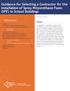 Guidance for Selecting a Contractor for the Installation of Spray Polyurethane Foam (SPF) in School Buildings