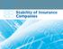 Stability of Insurance Companies